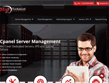 Tablet Screenshot of 24x7technicalsupport.net